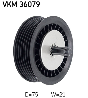 Galoppino/Guidacinghia, Cinghia Poly-V - VKM 36079 SKF